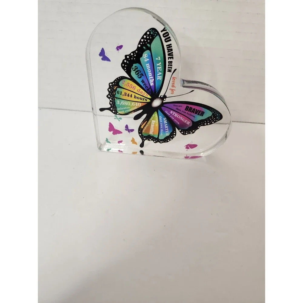 You Have Been Loved For 7 Years Birthday Butterfly